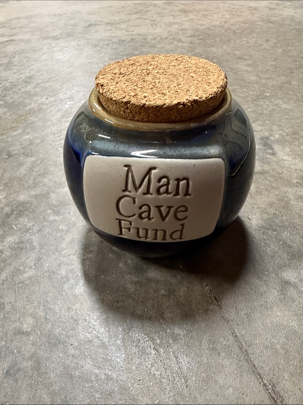Tumbleweed Pottery Ceramic Man Cave Fund Jar